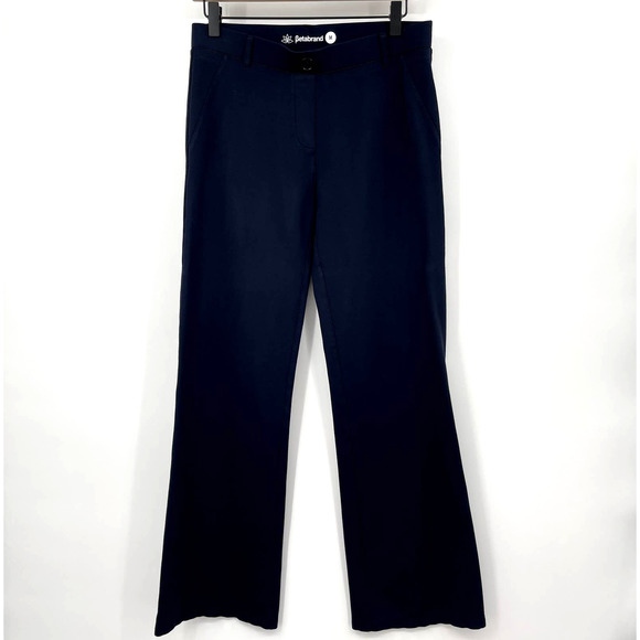 Betabrand Classic Dress Pant Yoga Pants Boot Cut Navy Blue Size‎ Medium Business - Picture 5 of 15